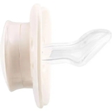 Пустышка Nip Чудесная жизнь № 3, силиконовая, 16-32 мес., 2 шт., белый с молочным (31303) - Pampik - 4