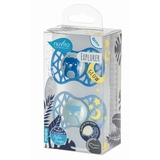 Силіконова ортодонтична пустушка Nuvita Air55 Explorer Собачка та Лис, світиться у темряві, 6-12 міс., 2 шт. (NV7086GM) - Pampik - 3