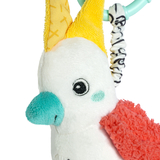 Мягкая развивающая игрушка-подвеска Fehn DobabyDoo Попугай (4001998049060) - Pampik - 3