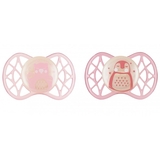 Силіконова симетрична пустушка Nuvita Air55 Explorer Ведмежа та Пінгвін, 0+ міс., 2 шт. (NV7067GF) - Pampik