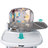 Стілець для годування Bugs Mango Forest Friends, сірий (4823056510882) - Pampik - 2