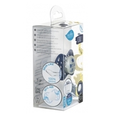 Силиконовая ортодонтическая пустышка Nuvita Air55 Cool Dream, светится в темноте, 6-12 мес., темно-синий (NV7084GBM) - Pampik - 3