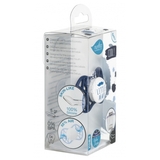 Силиконовая ортодонтическая пустышка Nuvita Air55 Cool Little Man, 6-12 мес., темно-синий (NV7084NB) - Pampik - 4