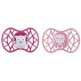 Силіконова симетрична пустушка Nuvita Air55 Explorer Кіт та Панда, 6-12 міс., 2 шт. (NV7087F) - Pampik