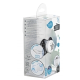 Силиконовая ортодонтическая пустышка Nuvita Air55 Cool Baby Star, 0+ мес., черный (NV7064IB) - Pampik - 4