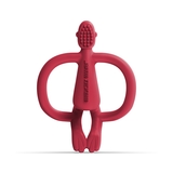 Іграшка-прорізувач Matchstick Monkey Мавпочка, без хвоста, 11 см, червоний (MM-ONT-019) - Pampik - 2