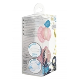 Силіконова симетрична пустушка Nuvita Air55 Explorer Ведмежа та Пінгвін, 0+ міс., 2 шт. (NV7067GF) - Pampik - 4