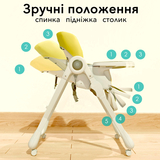 Стілець для годування Bugs Mango Sunny Picnic, жовтий (4823056510899) - Pampik - 10