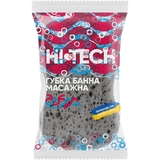 Губка банна масажна Добра Господарочка Hi-Tech, 1 шт., чорно-графітовий - Pampik