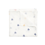 Пеленка Twins Сердечки, муслиновая, 2-х слойная, 130х100 см, разноцветный (1611-PMSM-130/100) - Pampik