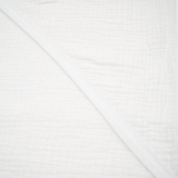 Полотенце-уголок Twins, муслиновое, 100x100 см, белый (1502-TM-01) - Pampik - 2