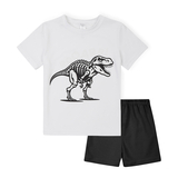 Піжама, що світиться Garnamama Neon PG Summer 164 Білий Чорний (1030519.9877361) - Pampik