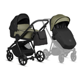 Универсальная коляска 2 в 1 Tutis MIO 3+ Leather Collection Olive - Pampik - 9
