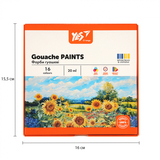 Фарби гуашеві Yes Orange Line, 16 кольорів по 20 мл (230433) - Pampik - 3