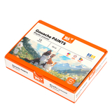 Краски гуашевые Yes Orange Line, 12 цветов по 20 мл (230432) - Pampik