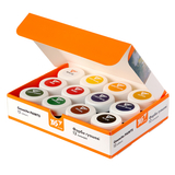 Краски гуашевые Yes Orange Line, 12 цветов по 20 мл (230432) - Pampik - 3