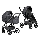 Універсальна коляска 2 в 1 Tutis UNO 5+ Leather collection Licorice (1402166) - Pampik