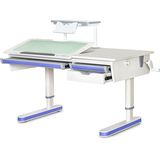 Детский стол Mealux Montreal 2 WG с полкой S-50 (арт. BD-670-2 WG+S 50 WG) - Pampik - 2