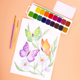 Фарби акварельні Yes Orange Line 18 кольорів, медові, без пензлика (110300) - Pampik - 7