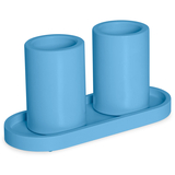 Набір з двох стаканів-органайзерів Cute Long Dark Blue - Pampik