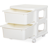 Детский стеллаж Mealux Oscar White (арт. KD-E011 White) - Pampik - 2