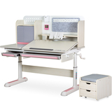 Детский стол Mealux Winnipeg Multicolor Plus MG Pink (арт. BD-630 MG+PN с тумбой) - Pampik - 3