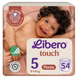 Підгузки-трусики Libero Touch Pants 5 (9-14 кг), 54 шт. - Pampik