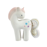 Брязкальце-прорізувач Tikiri 95603 Єдиноріг, каучук, білий (24968) - Pampik - 4