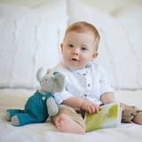 Игровой набор Tikiri 78101: комфортер и книжечка, каучук, синий (37435) - Pampik - 8