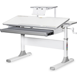 Детский стол Mealux Edmonton Multicolor G с полкой S50 (арт. BD-610 W/MC + G+ S50 WG) - Pampik