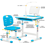 Комплект Evo-kids (стілець+стіл+полиця+лампа) Evo-17 BL Ergo (арт. Evo-17 BL Ergo) - Pampik - 2