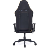 Геймерське крісло Cyberlux GM-6281-3 Black (арт. GM-6281-3 B) - оббивка еко шкіра + тканина / колір чорний (коробок 1 шт.) - Pampik - 2