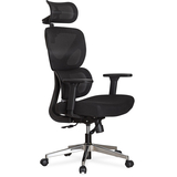 Крісло Mealux D1 Air Fabric Black (арт. HF-D1 F/B) - Pampik