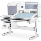 Дитячий стіл Mealux Winnipeg Multicolor Plus WG Grey (арт. BD-630 WG з тумбою) - Pampik