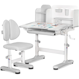 Комплект меблів (стіл + стілець + полиця) Mealux BD-28 Panda Grey (арт. BD-28 G) - Pampik - 2