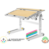 Дитячий стіл Mealux Ergowood L Multicolor MG Energy (арт. BD-810 MG/MC Energy) - Pampik