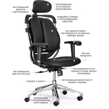 Крісло Mealux Mentor Duo Black (арт.Y-550 KB Duo) - Pampik - 2