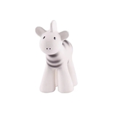 Брязкальце-прорізувач Tikiri 96005, каучук, білий (22570) - Pampik