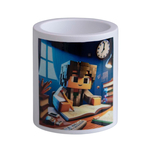 Стакан-органайзер Cute РИСУНОК белый Стандарт Minecraft Школьник - Pampik