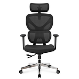 Крісло Mealux D1 Air Fabric Black (арт. HF-D1 F/B) - Pampik - 7