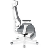 Кресло Mealux S6 Air Fabric Grey White (арт. HF-S6 F/GW) - Pampik - 9