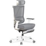 Кресло Mealux S6 Air Fabric Grey White (арт. HF-S6 F/GW) - Pampik