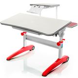 Стол Mealux Ferrari Red с полкой BD-S50 TG (арт.BD-150 F/R+BD-S50 TG) - столешница береза/цвет пластика красный (коробок-2 шт.) - Pampik