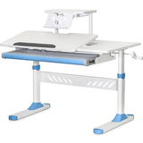 Дитячий стіл Evo-кids TH-310 з полицею S30 Blue (арт.TH-310 W/BL + BD-S30 BL) - Pampik