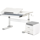 Комплект (S) Evo-Kids TH-310 Grey (парта + тумба) (арт.TH-310 + BD C3_GREY) - Pampik