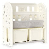 Стелаж Mealux Kub White (арт. KD-E052 White) - Pampik