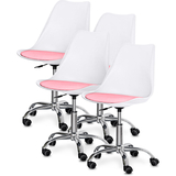 Комплект (4шт) крісло Evo-Kids Capri White / Pink (арт H-231 W/PN -Х4) - Pampik