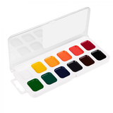 Фарби акварельні Yes Orange Line 12 кольорів, медові, без пензлика (110299) - Pampik - 5