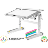 Детский стол Mealux Ergowood M Multicolor W Energy (арт.BD-800 W/MC Energy) - Pampik