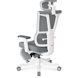 Кресло Mealux S6 Air Fabric Grey White (арт. HF-S6 F/GW) - Pampik - 5